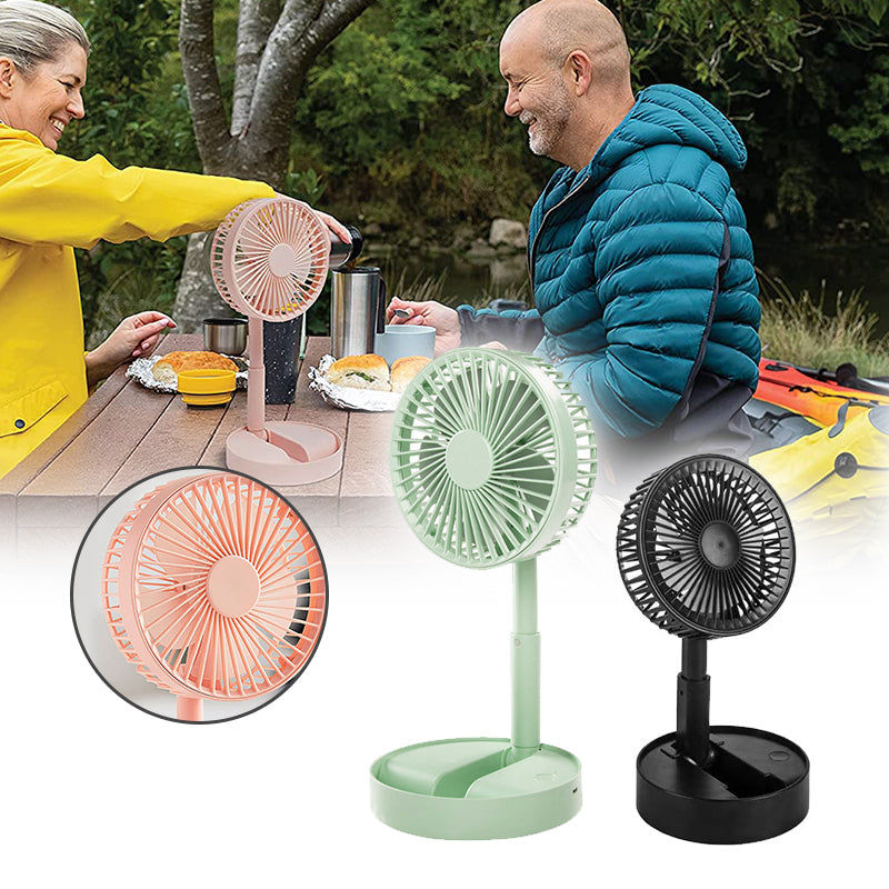 Kalsten | Height-adjustable, rechargeable telescopic stand fan