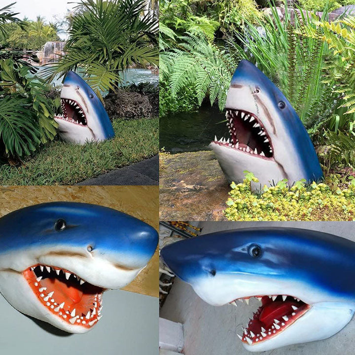 Garden Art Shark Figure Decoration | Kalsten