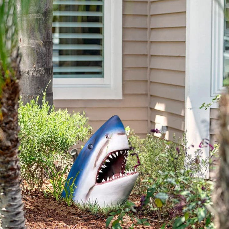 Garden Art Shark Figure Decoration | Kalsten