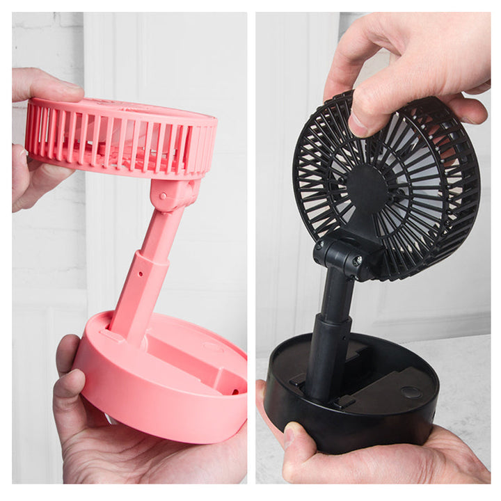 Mini fan with foldable telescopic phone holder | Kalsten