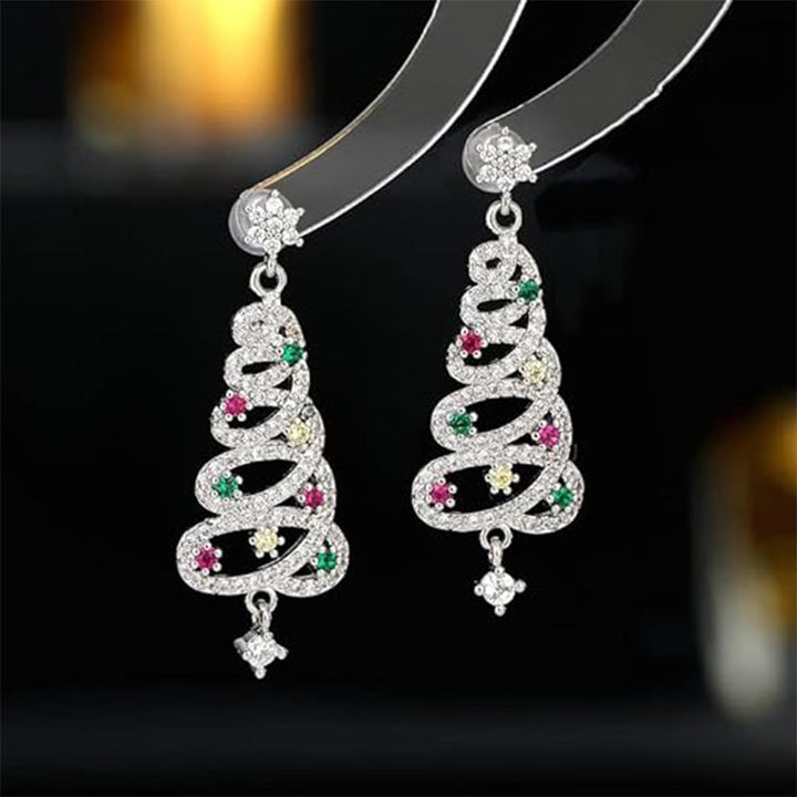 Kalsten | Shiny Christmas tree earrings