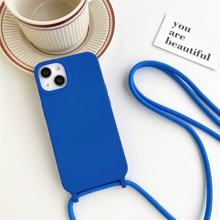 Kalsten | Solid Silicone Lanyard Case for iPhone