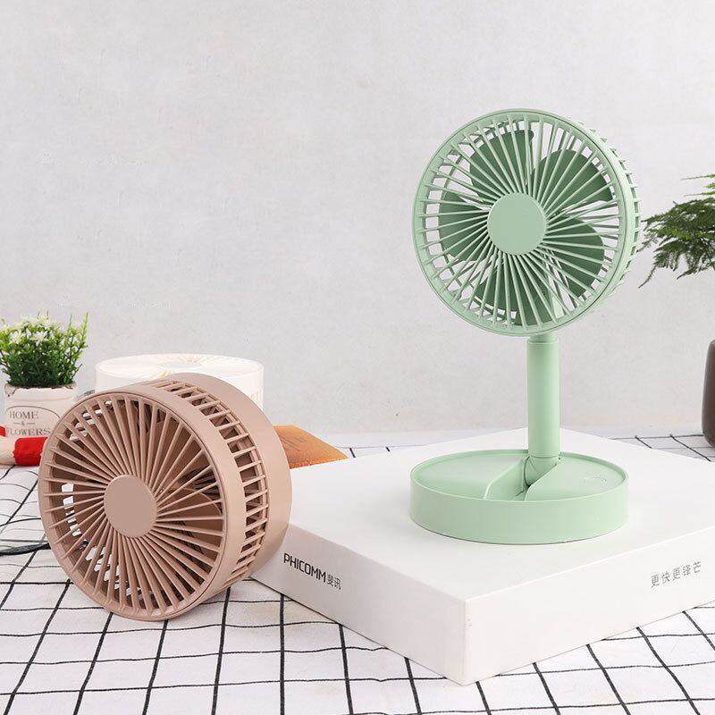 Mini fan with foldable telescopic phone holder | Kalsten