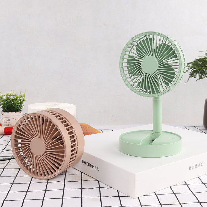 Mini fan with foldable telescopic phone holder | Kalsten