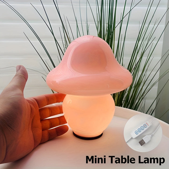 MushroomDream Lamp – Enchanting Glass Lighting with Mushroom Pattern Kalsten