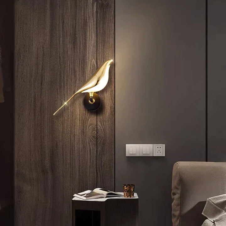Modern LED Wall Lamp with Bird Design