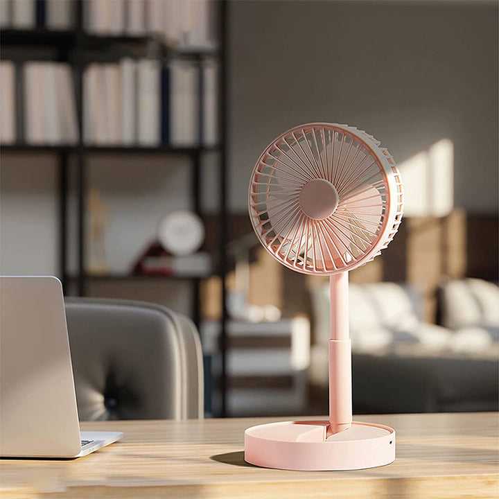 Kalsten | Height-adjustable, rechargeable telescopic stand fan