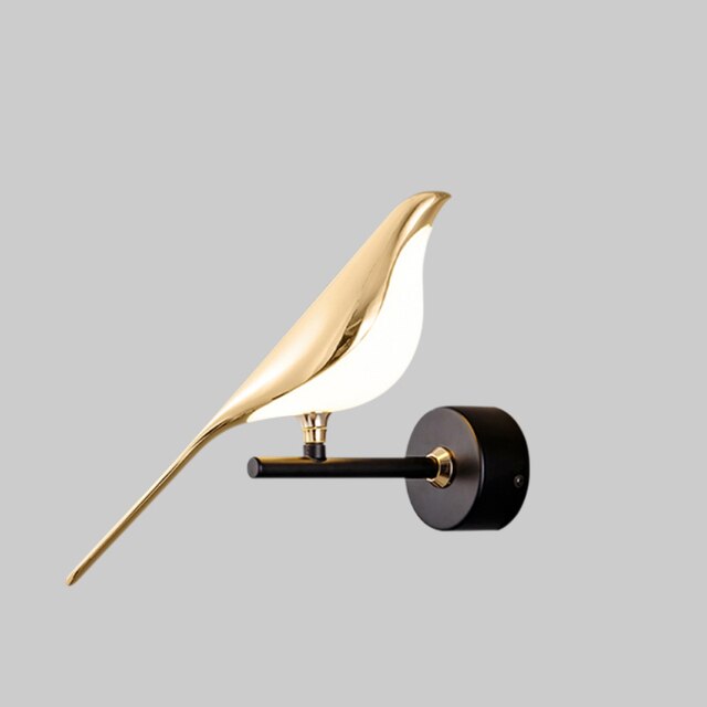 Modern LED Wall Lamp with Bird Design