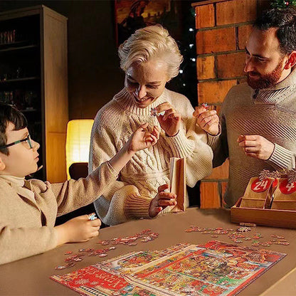 Skanto | 1000 Piece Christmas Puzzle Advent Calendar - Christmas Gift