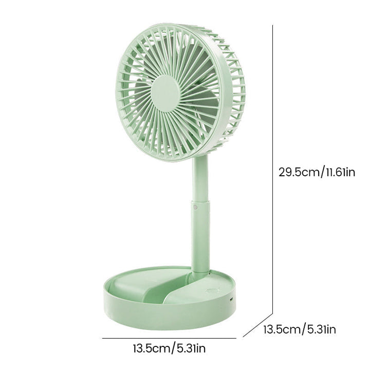 Kalsten | Height-adjustable, rechargeable telescopic stand fan