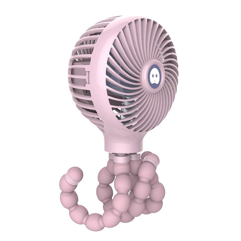 Portable Rechargeable Fan with Adjustable Tripod & 3 Wind Modes, for Home, Desk, Stroller & More | Kalsten