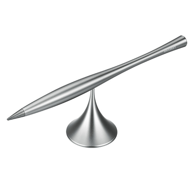 Kalsten | Inkless Eternal Metal Pen, with replaceable metal pen tip, Spinning Base & Smooth Aluminum Alloy Shell, for Office, Work & Study
