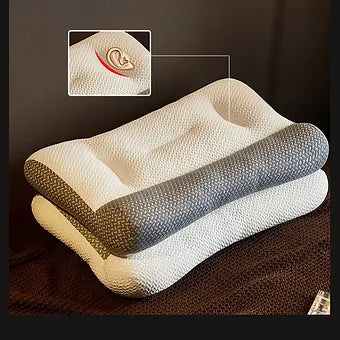 Contoured Sleep Pillow for Neck Support and Comfortable Rest