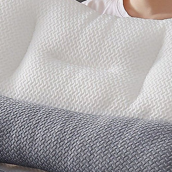 Contoured Sleep Pillow for Neck Support and Comfortable Rest