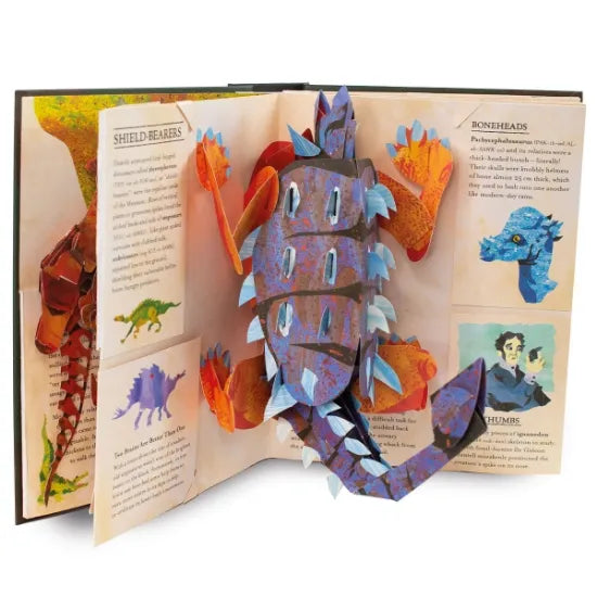 Kalsten | DinoWorld 3D Pop-Up Book | Prehistoric Dinosaurs & Sea Monsters | Hardcover
