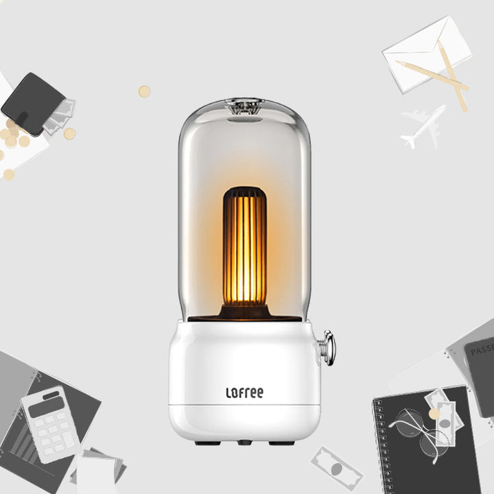 LED Table Lamp, with 2 Light Modes & Dual-mode Charging, for Sleeping, Party, Dinner & More | Kalsten