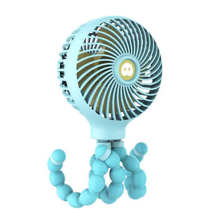 Portable Rechargeable Fan with Adjustable Tripod & 3 Wind Modes, for Home, Desk, Stroller & More | Kalsten