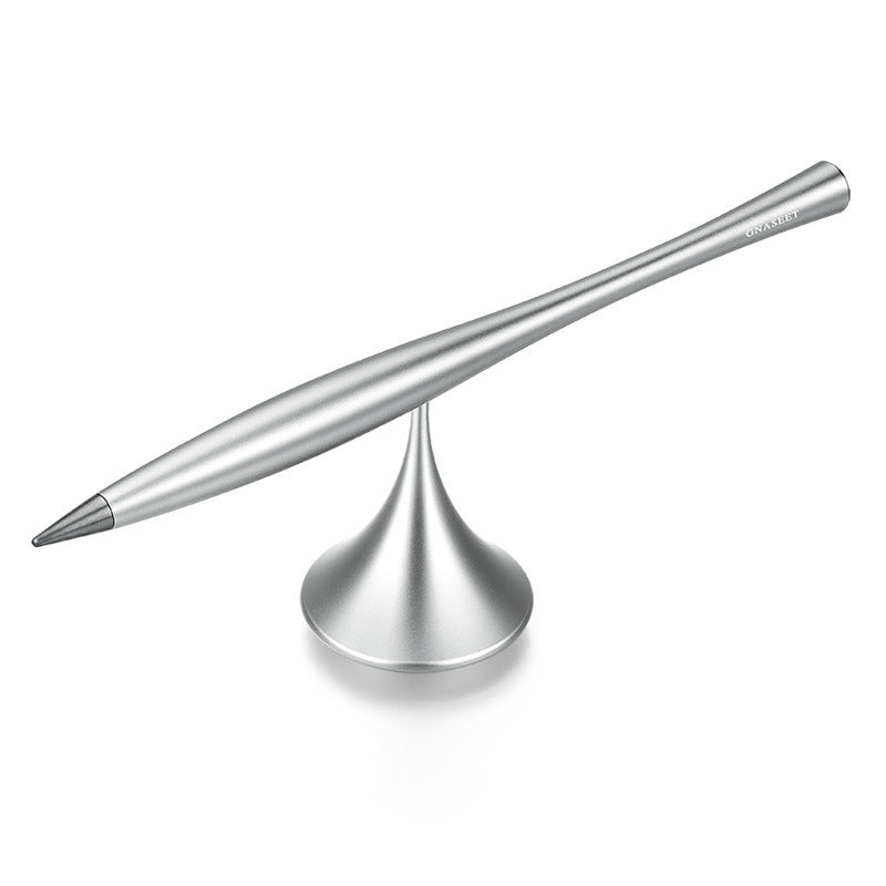 Kalsten | Inkless Eternal Metal Pen, with replaceable metal pen tip, Spinning Base & Smooth Aluminum Alloy Shell, for Office, Work & Study