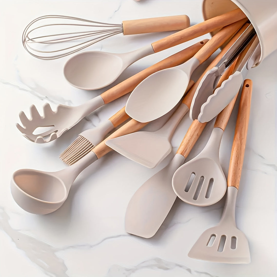 Kalsten | Silicone Kitchen Tools Set – Heat Resistant and Scratch Resistant