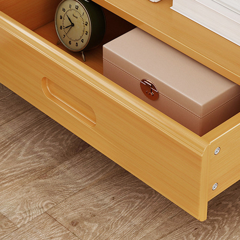 HanaCrate Japanese Nightstand – Solid Wood, 1 or 3 Drawers