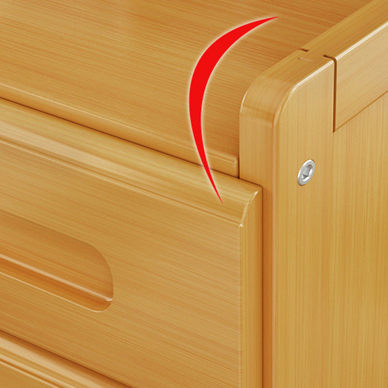 HanaCrate Japanese Nightstand – Solid Wood, 1 or 3 Drawers