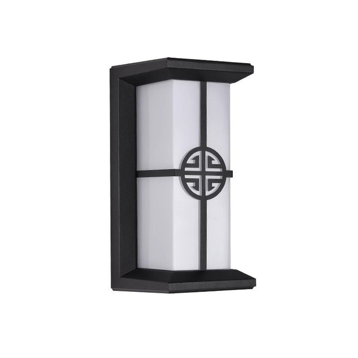 Modern Industrial Cuboid Aluminum Acrylic LED Waterproof Outdoor Wall Sconce Lamp For Outdoor Patio | Kalsten