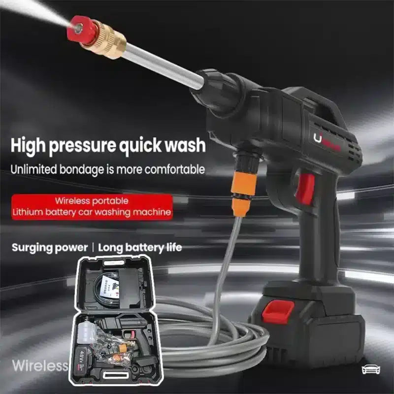 Portable high-pressure cleaner 7 bar/101 PSI – with battery including charger – | Kalsten