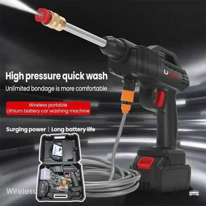 Portable high-pressure cleaner 7 bar/101 PSI – with battery including charger – | Kalsten