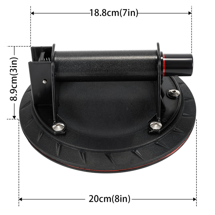 Suction cup holder 2 pieces max.100KG | Kalsten