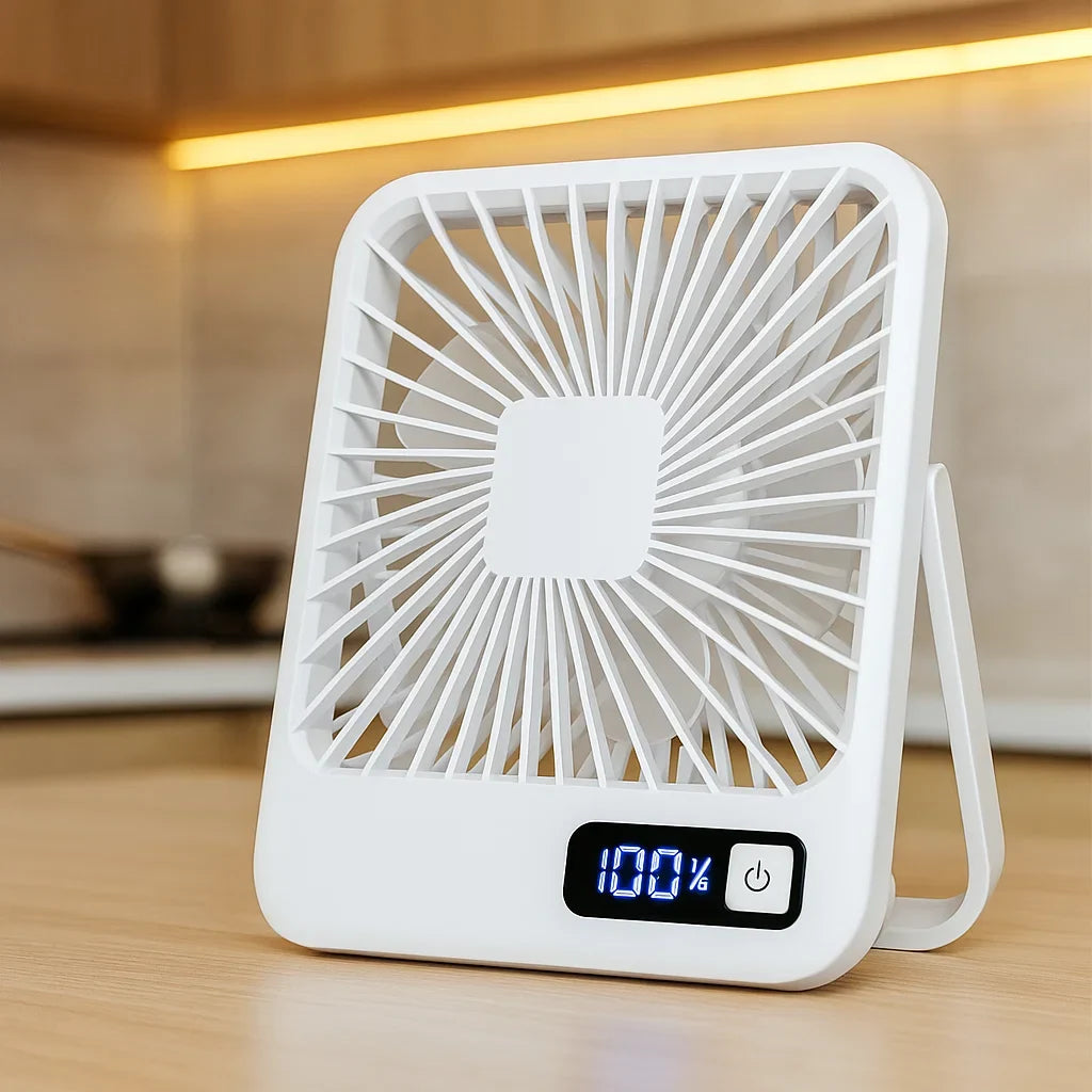 Portable USB Rechargeable Table Cooling Fan | Kalsten