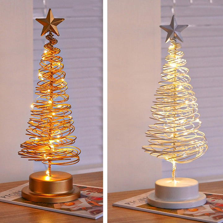 Table Lamp with LED Lights and Metal Tree | Kalsten
