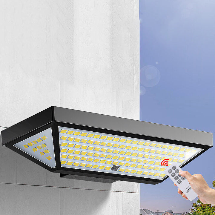 Simple Solar Trapezoid LED Multifunctional Outdoor Waterproof Garden Wall Sconce Lamp | Kalsten