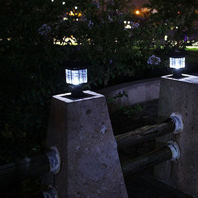 Modern Simplicity Solar Square Pillar LED Outdoor Lawn Landscape For Garden | Kalsten