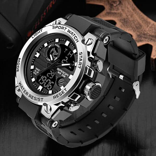 Kalsten | Men’s Military Watch with Analog Digital Display and Features
