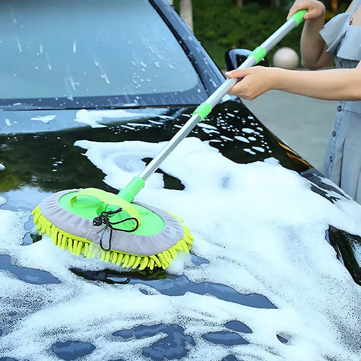 Telescopic three-section car wash mop | Kalsten