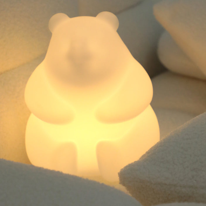 Contemporary Creative Bear PE LED Table Lamp for the Living Room | Kalsten