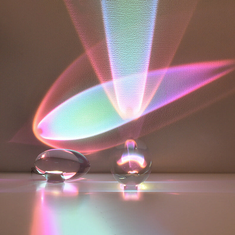 Creative Crystal Projection Angel Eyes LED Table Lamp | Kalsten