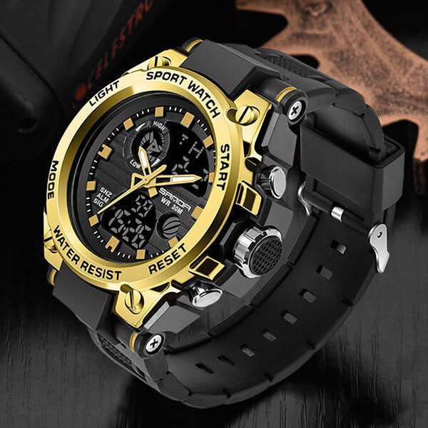 Kalsten | Men’s Military Watch with Analog Digital Display and Features