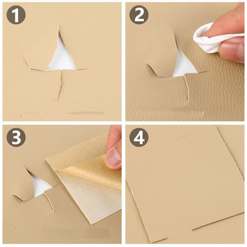 Kalsten | ReviLeer Self-Adhesive PU-Leather Patch – Waterproof Repair Patch for Furniture