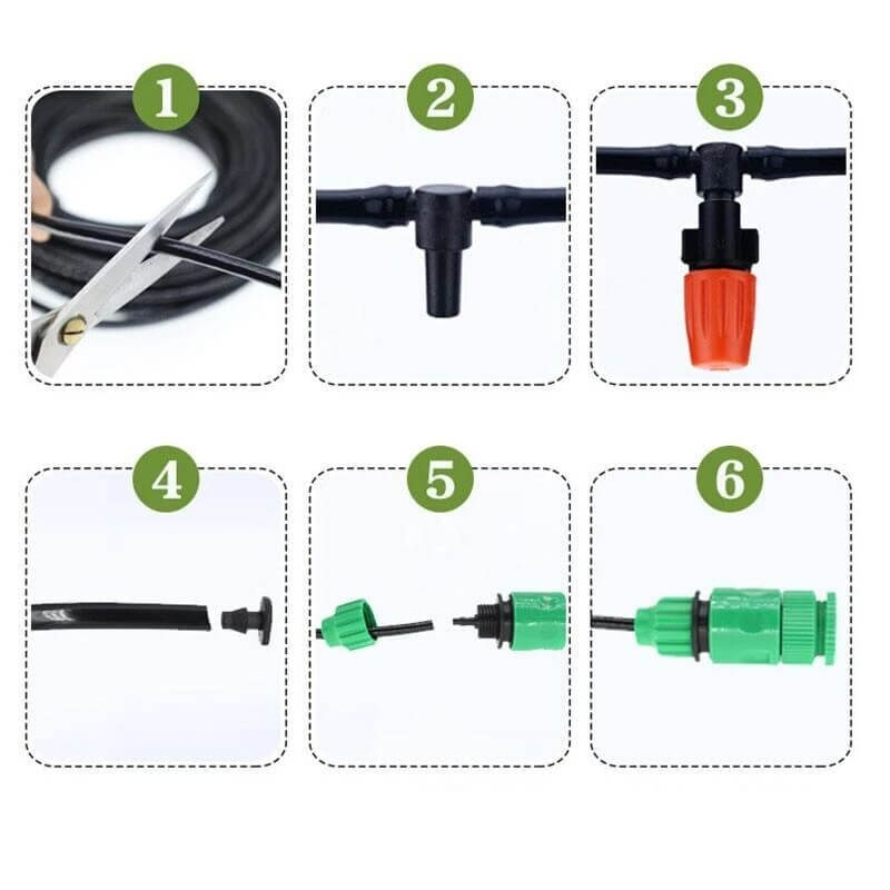 Kalsten | Pro Sprinkler Set – Smart Garden Irrigation System | Custom Nozzles | Water-Saving Design | 5m–20m Hose