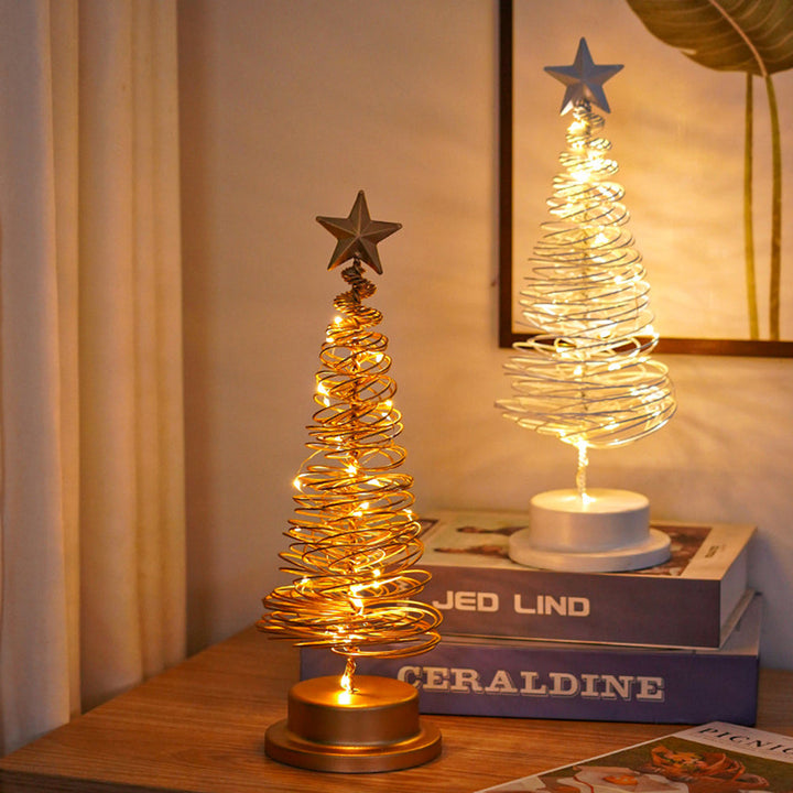 Table Lamp with LED Lights and Metal Tree | Kalsten