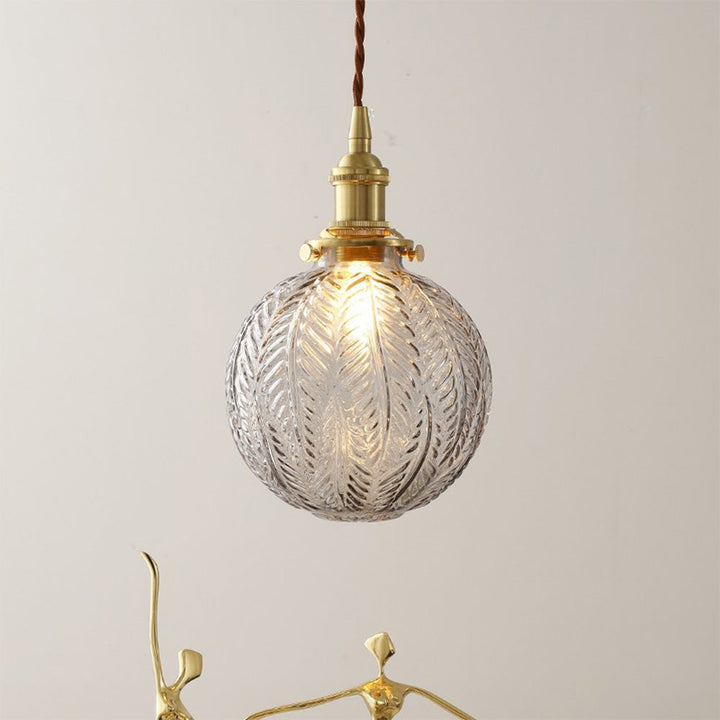 Glass Living Room Small Globe Pendant Light | Kalsten