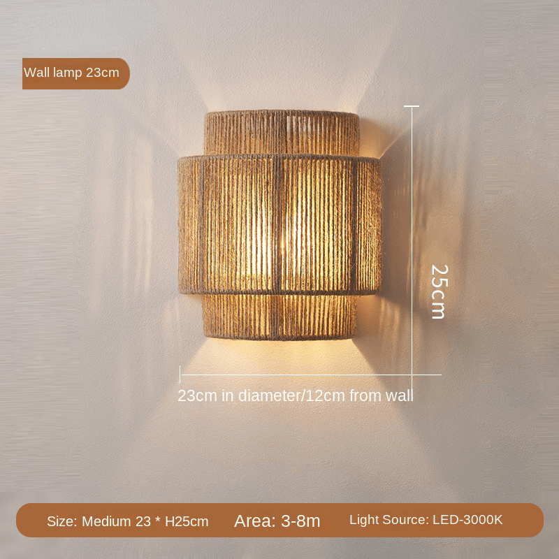 Vintage LED Lamp - Bohemian Meadow - Natural Touch | Kalsten