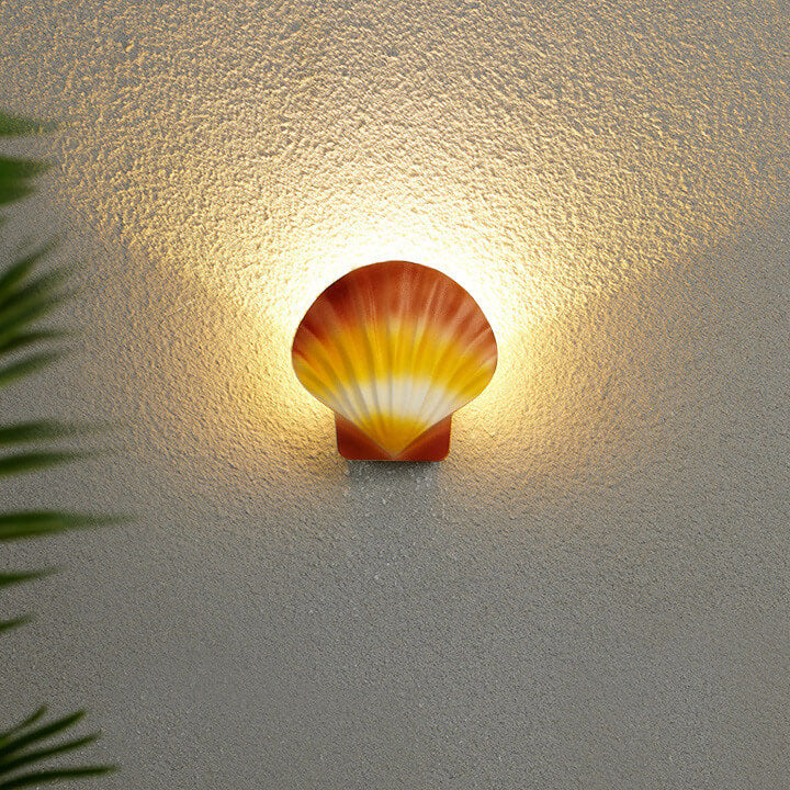Outdoor Creative Shell Design Aluminum LED Waterproof Wall Sconce Lamp | Kalsten
