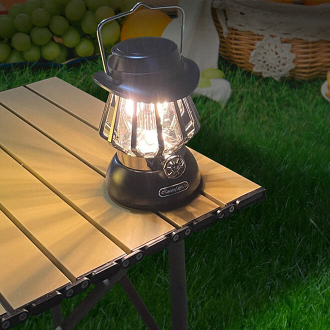 Modern Handheld Metal Texture Camping LED Outdoor Light | Kalsten