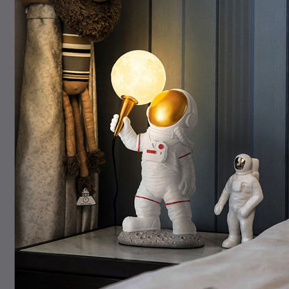 Skanto Skanto | CosmoBuddy Astronaut Wall Lamp | Creative Design | Resin & ABS | LED Bedroom Lamp