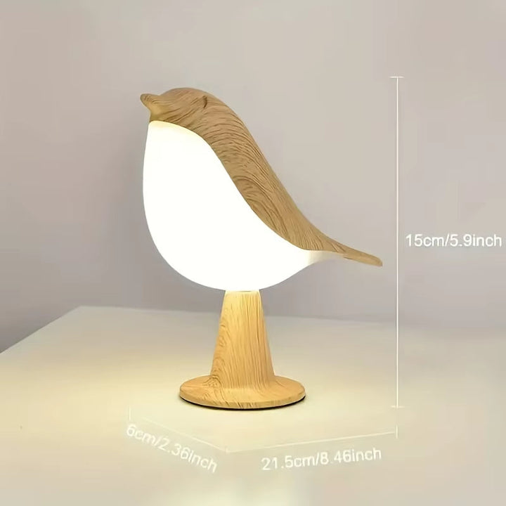 Wooden Bird LED Touch-Switch Night Lamp | Kalsten