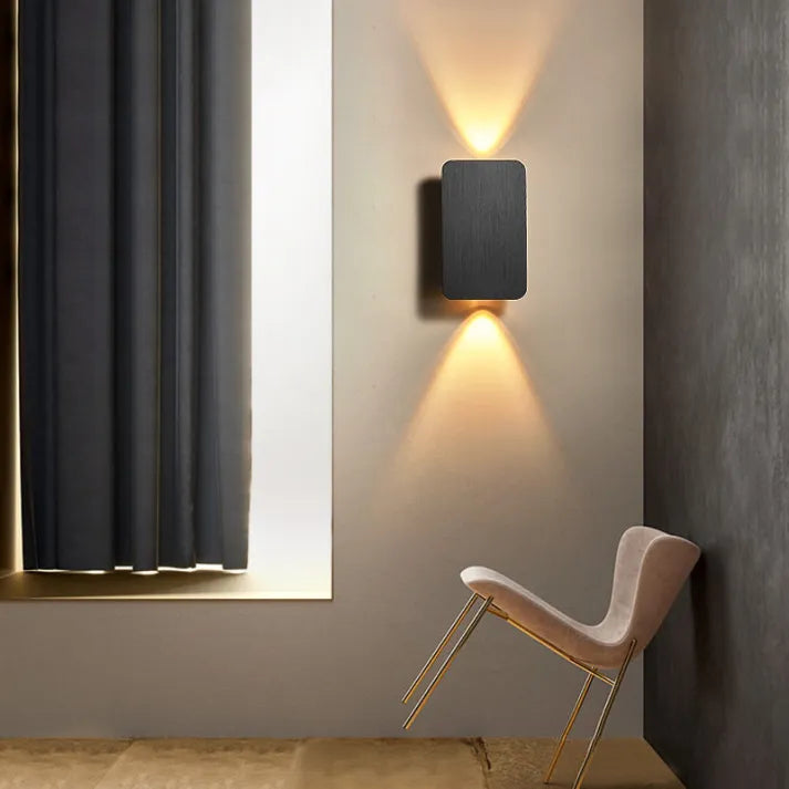 Rectangular Metal LED Indoor Wall Lamp Kalsten