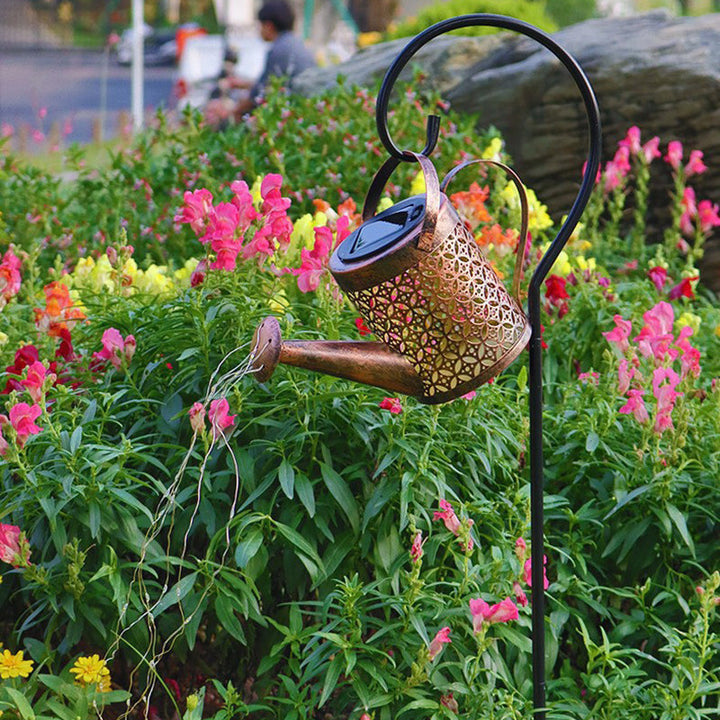 Contemporary Creative Solar Kettle Iron LED Outdoor Light For Garden | Kalsten