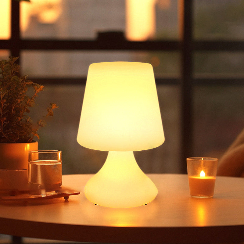 Modern Minimalist PE Cup Shape USB LED Table Lamp Night Light For Outdoor Patio | Kalsten